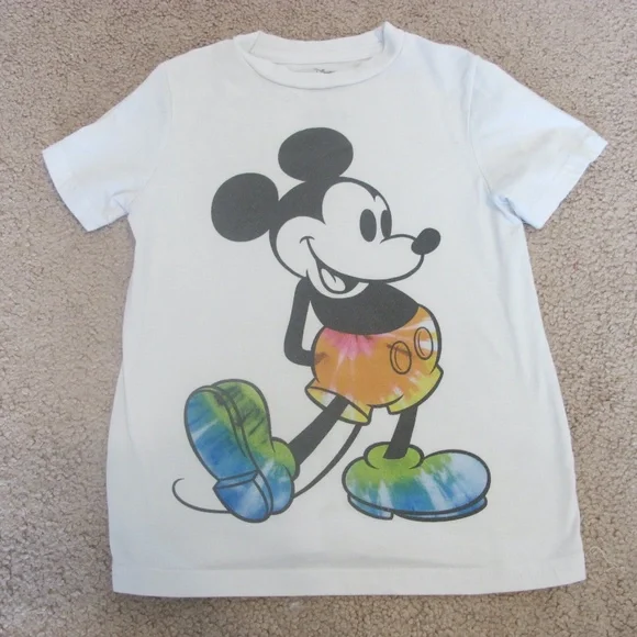 🔴🔴🔴SOLD🔴🔴🔴Disney Mickey Mouse Shirt Top Size XS GUC - Picture 1 of 2